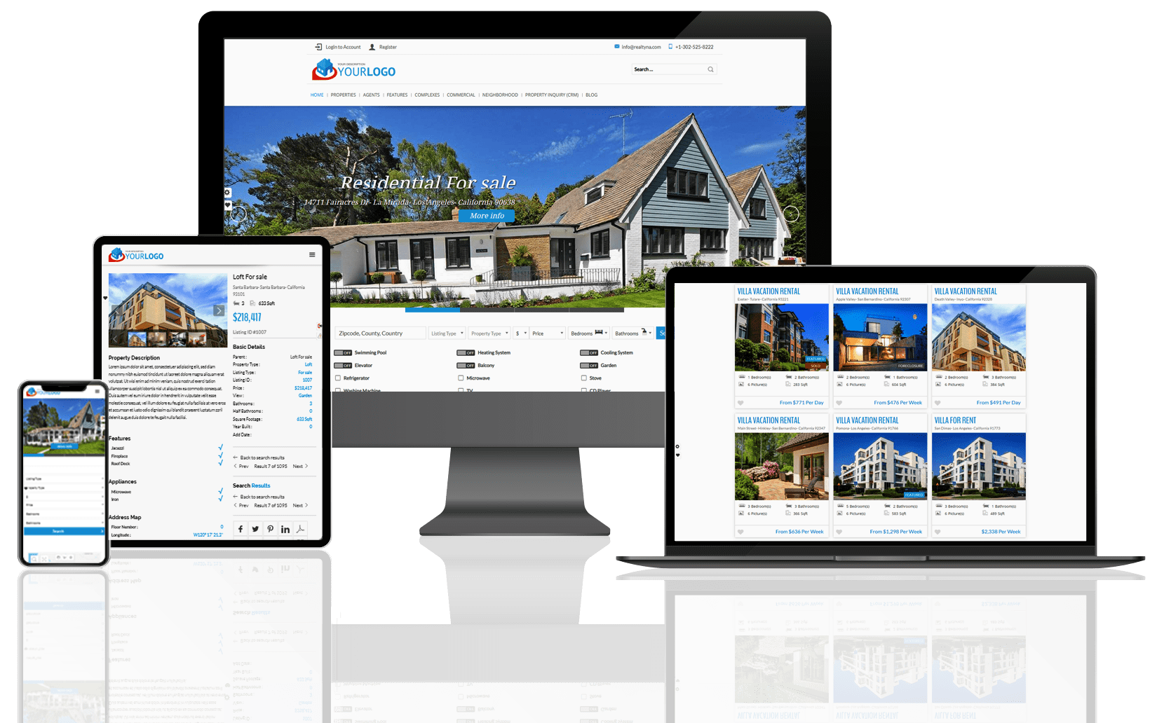 Real Estate IdX Website Banner Right